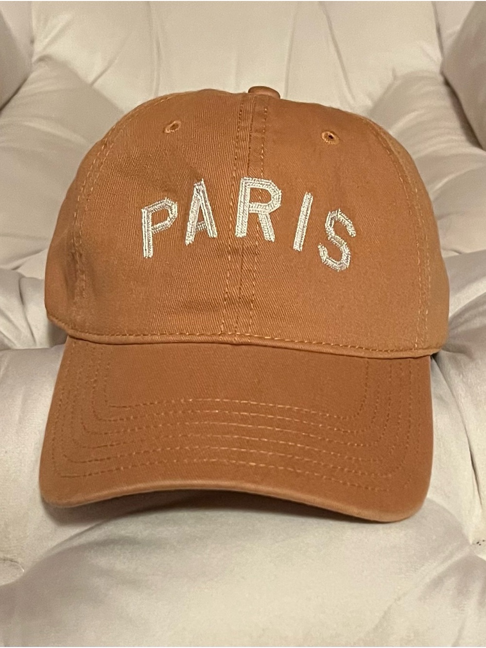 MAD Engine Rust Orange 'PARIS' Embroidered Baseball Cap